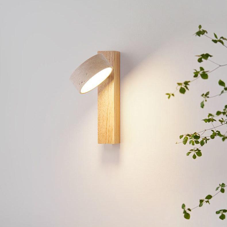 BowLift | Ivory Toned Travertine Wall Lamp
