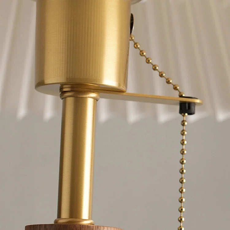 BowLift | GlowTimber - Classic Wooden Plissé Lamp