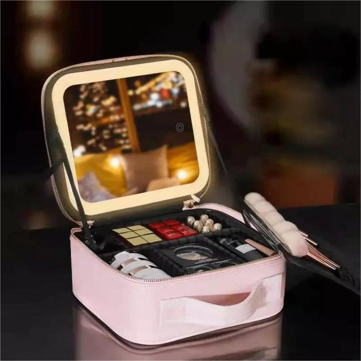 BowLift | GlamBolt️ | Radiant on the go with LED makeup bag