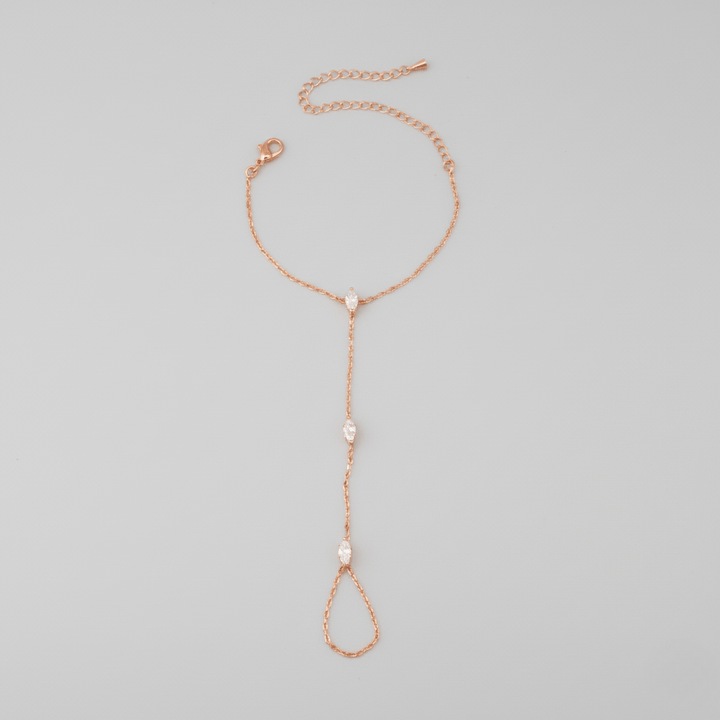 BowLift | PalmGrace – Adjustable Finger Ring Palm Bracelet with Radiant Crystals