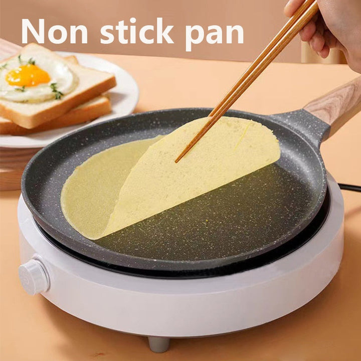 Pan Crepe Pancake Pan Nonstick Frying Pot with Wooden Handle Saucepan | Bowlift