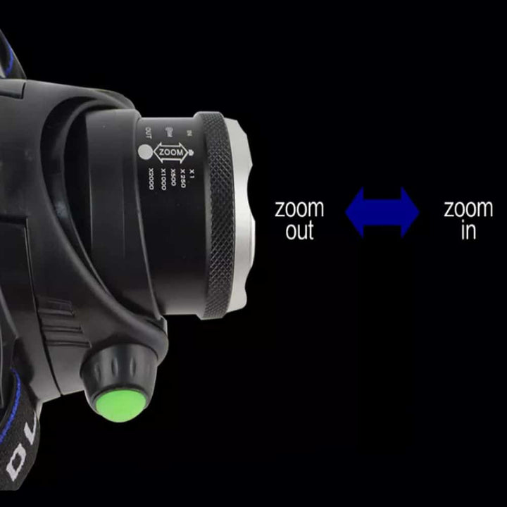 Headlamp 1800 Lumen with adjustable focus and zoom | Bowlift