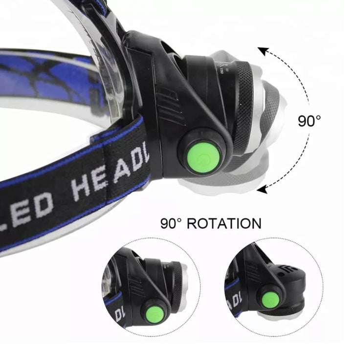 Headlamp 1800 Lumen with adjustable focus and zoom | Bowlift