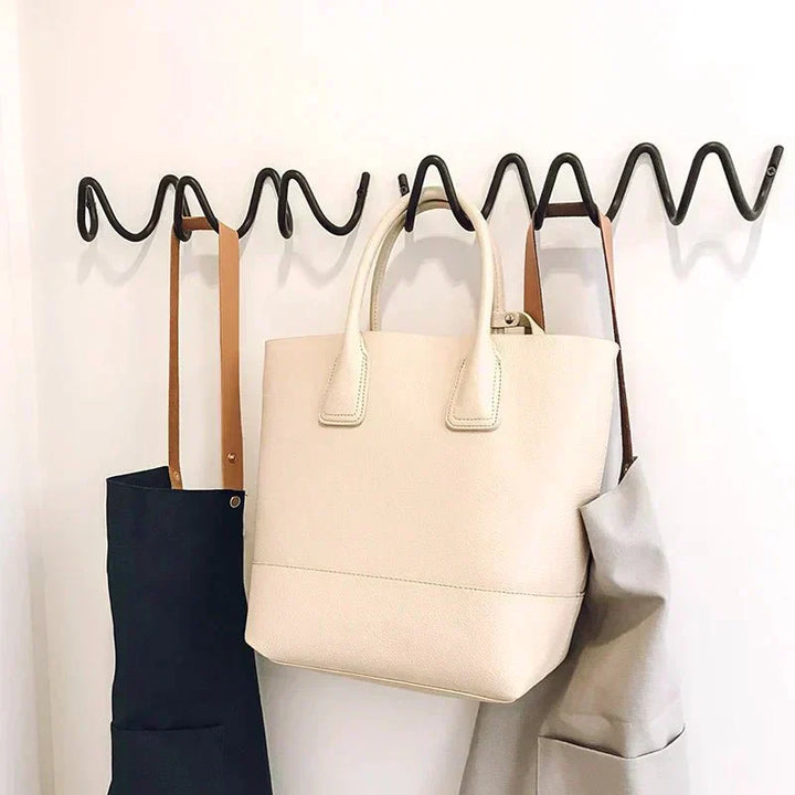 BowLift | LineaForm Elegant Metal Wall Hook – Minimalist Matte Black or White