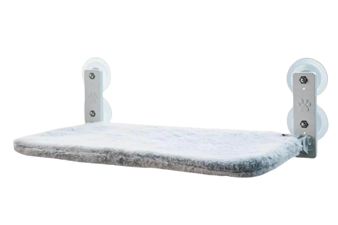 BowLift | PAWPERCH – Foldable Cat Hammock with Wall-Friendly Mount | No-Drill Window Seat