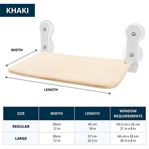 BowLift | PAWPERCH – Foldable Cat Hammock with Wall-Friendly Mount | No-Drill Window Seat