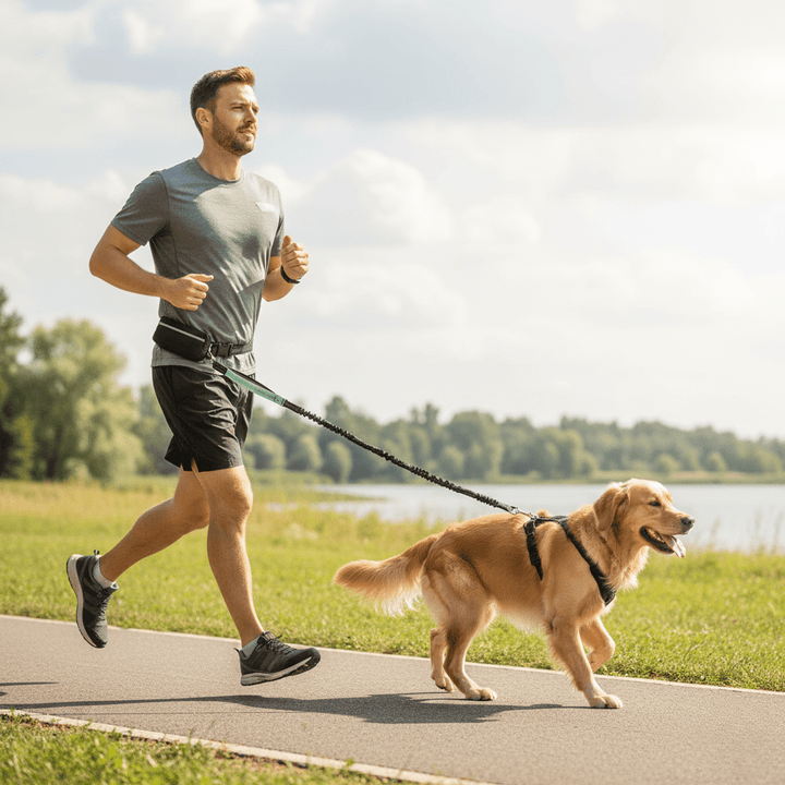 BowLift | PAWRUNNER Freedom Leash – Hands-Free Dog Leash with Padded Handles