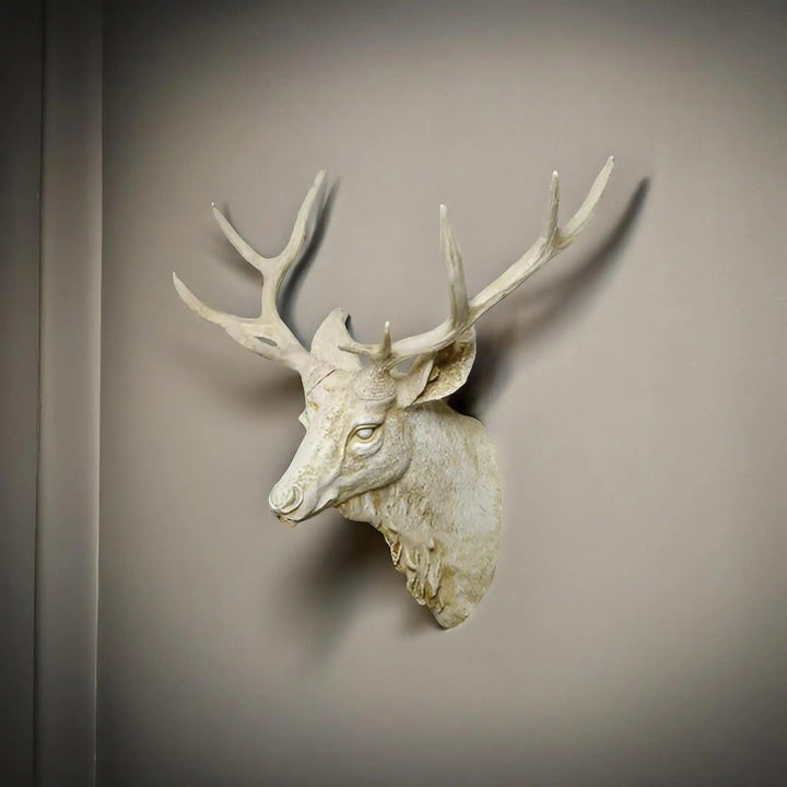 BowLift | MysticHorn™ | Majestic Deer Head Wall Decor | Rustic Antler Design for Cabin & Lodge Home Decor