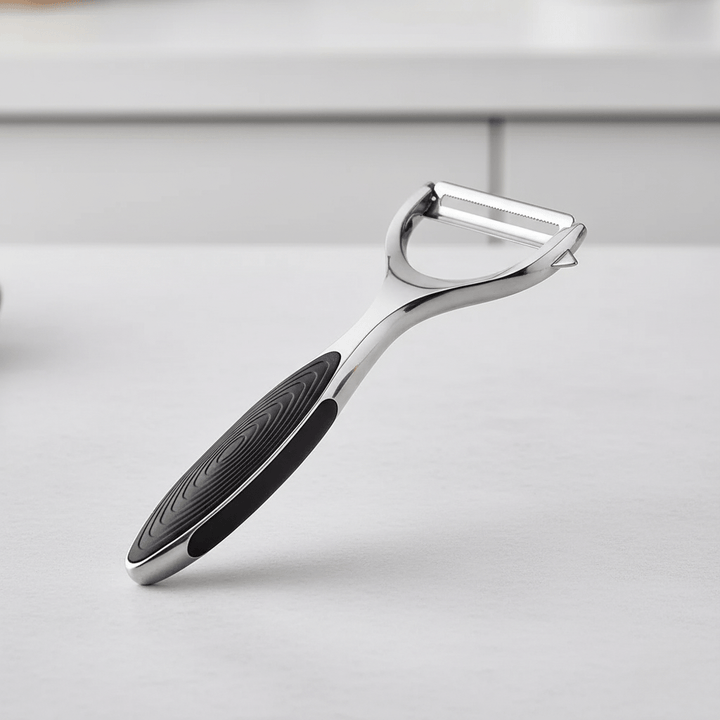 BowLift | PeelMate Pro – Comfortable, Non-Slip Stainless Steel Peeler for Effortless Prep