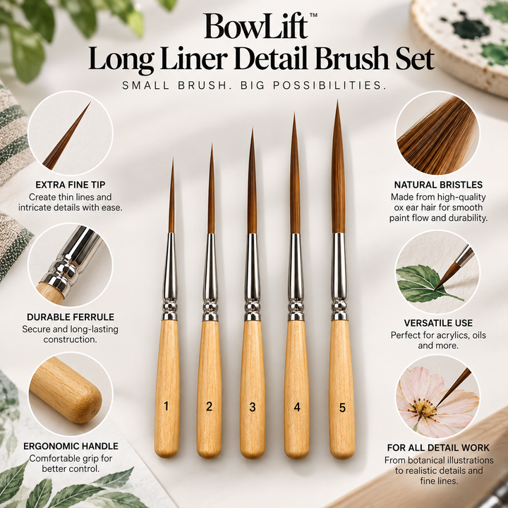BowLift | Long Liner Detail Brush Set