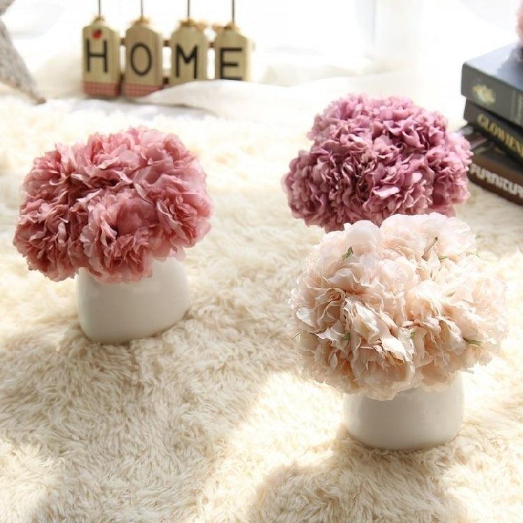 BowLift | Elegant Peony Silk Flower Bundle - Set of 5 Heads