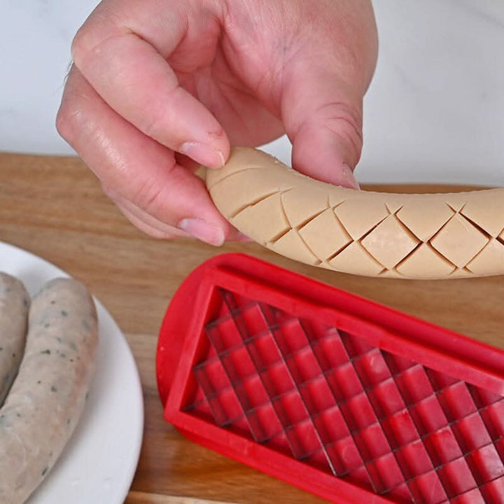 BowLift | Hot Dog Slicer – Criss-Cross Slots for Even Cooking