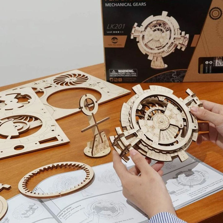 Eternal Calendar Wooden Puzzle Bowlift