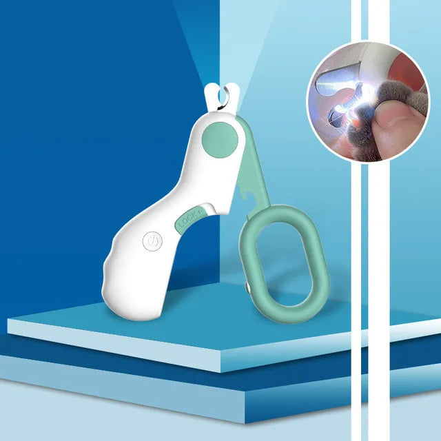 Pet Nail Trimmer with LED Light - GlowTrim Bowlift