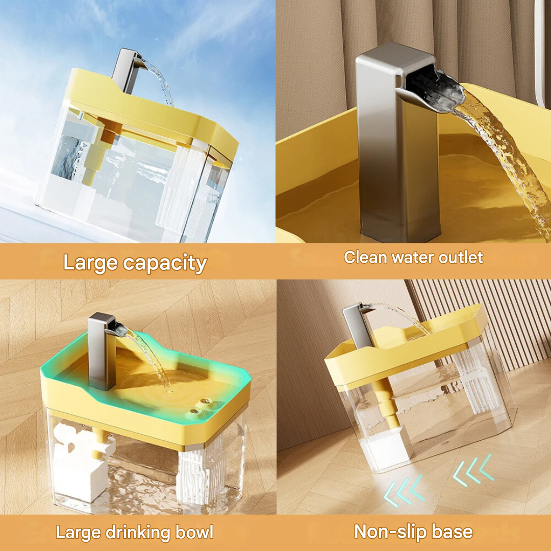Pet Water Bowl - FreshFlow Pet Fountain Bowlift
