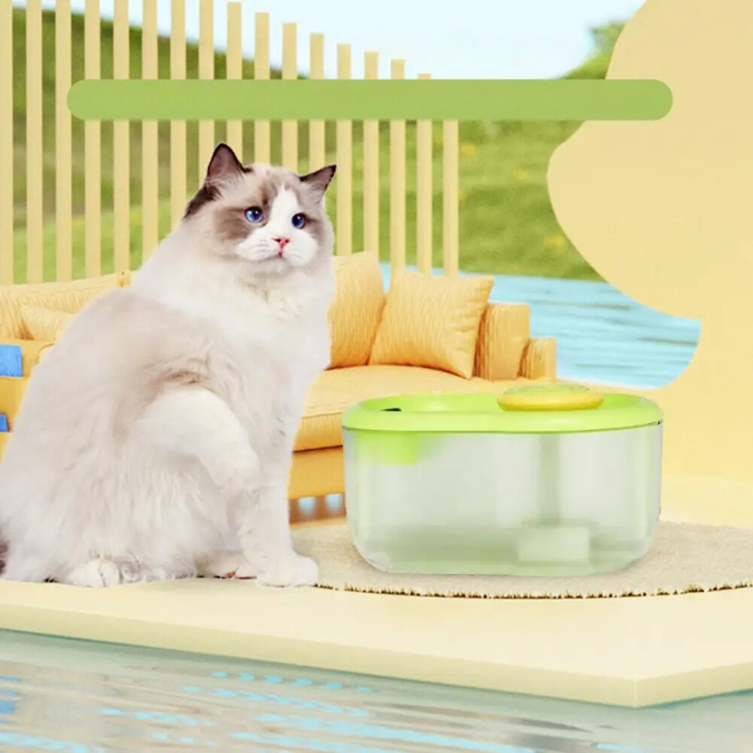 Pet Water Drinking Bowl with Pump - FunFlow Bowlift