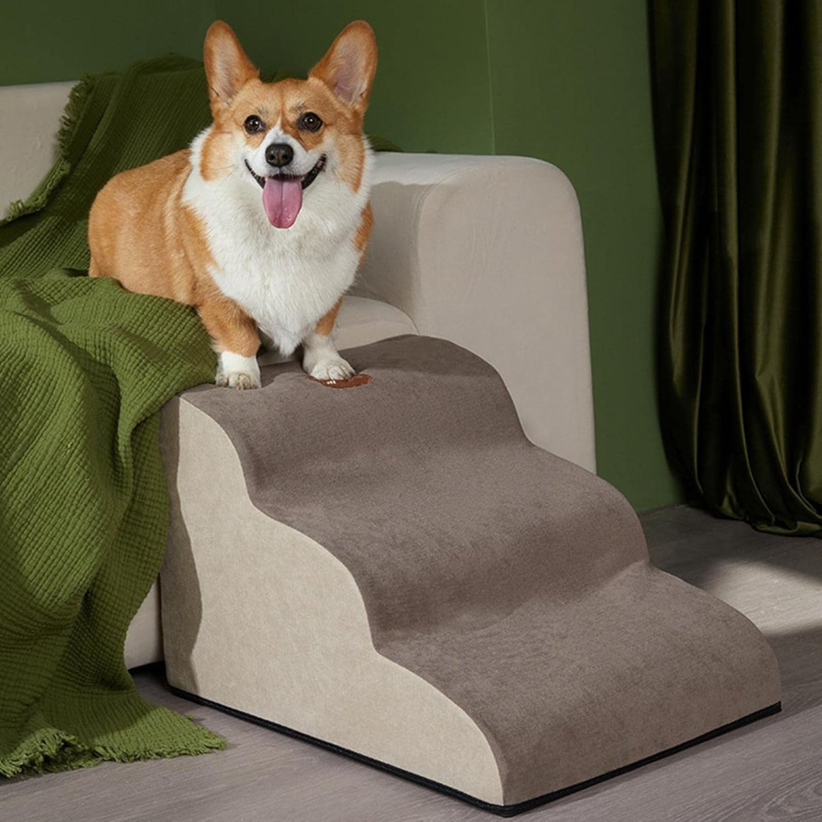 PetComfort• Memory Foam Dog Stairs - Dog Stairs - BowLift