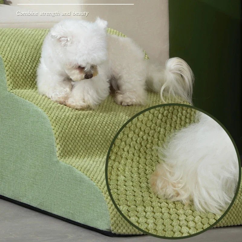 PetComfort• Memory Foam Dog Stairs - Dog Stairs - BowLift