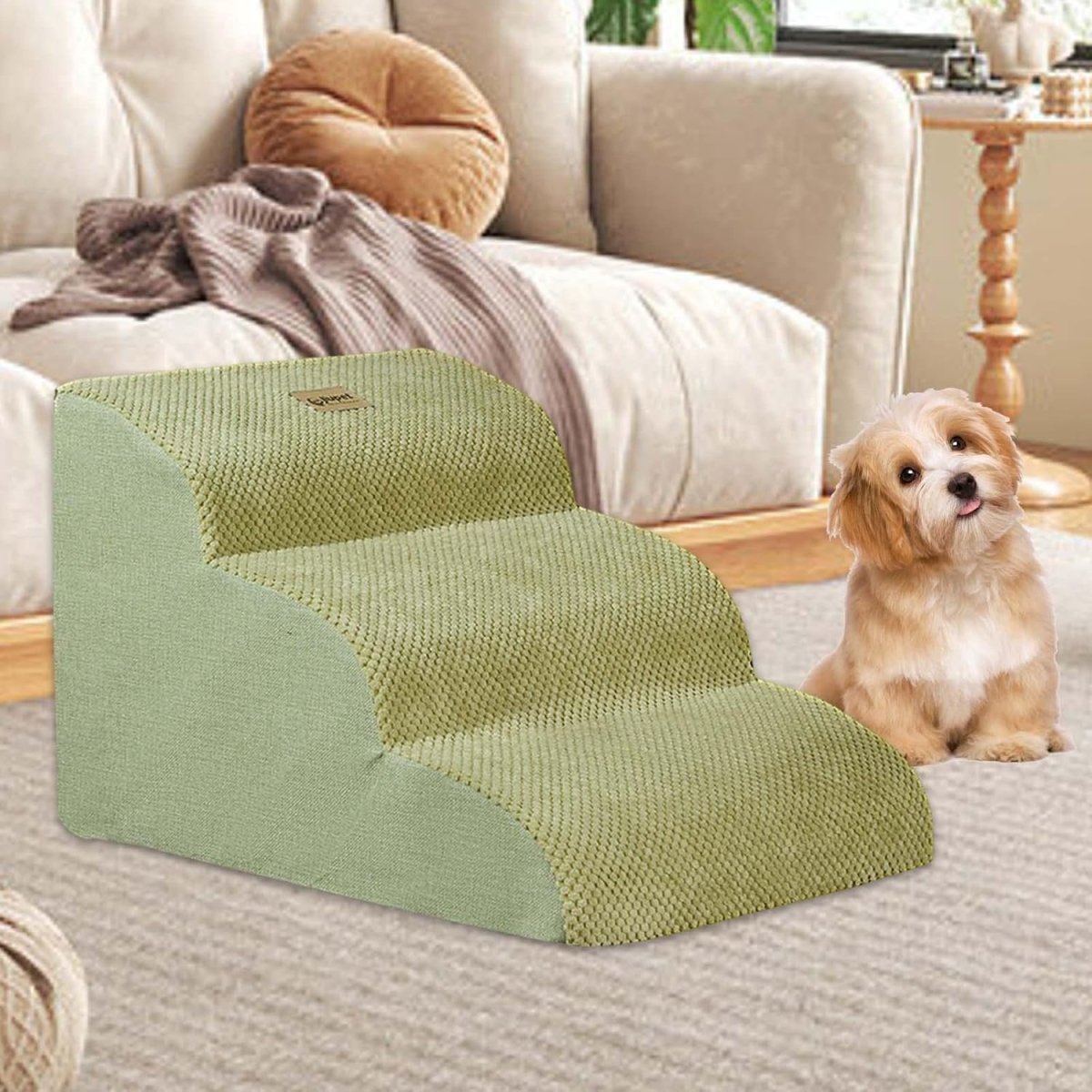 PetComfort• Memory Foam Dog Stairs - Dog Stairs - BowLift