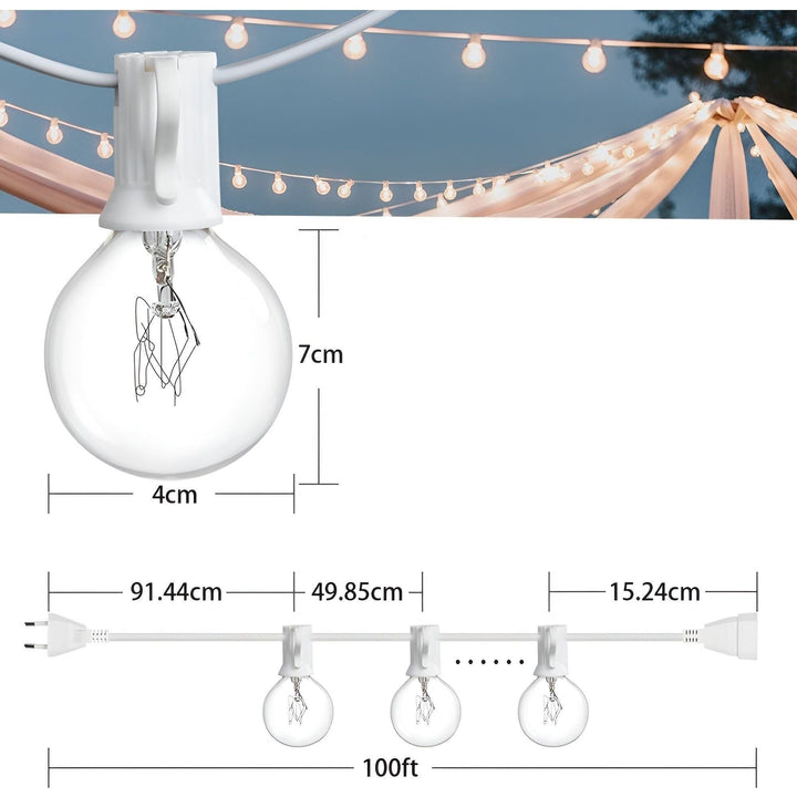FairyFlicker String Lights - Luxurious Patio Lighting with Waterproof Protection | Bowlift