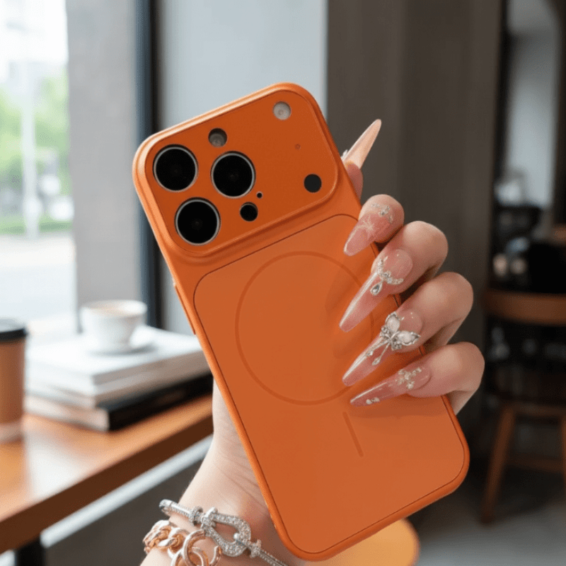 BowLift | PHANTOMSHELL – Slim Frosted Glass MagSafe Case for iPhone