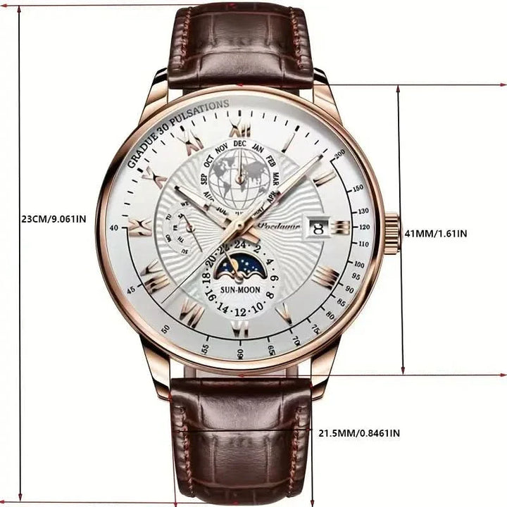 BowLift | Mechanical Men’s Luxury Watch with Moonphase