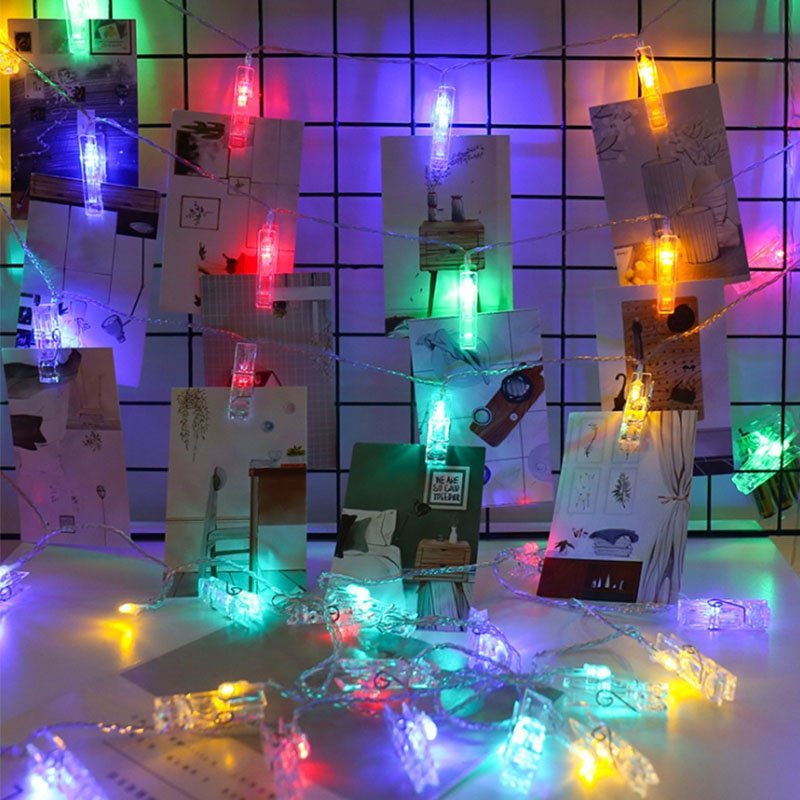 BowLift | Photo Clips LED Fairy String Lights for Pictures