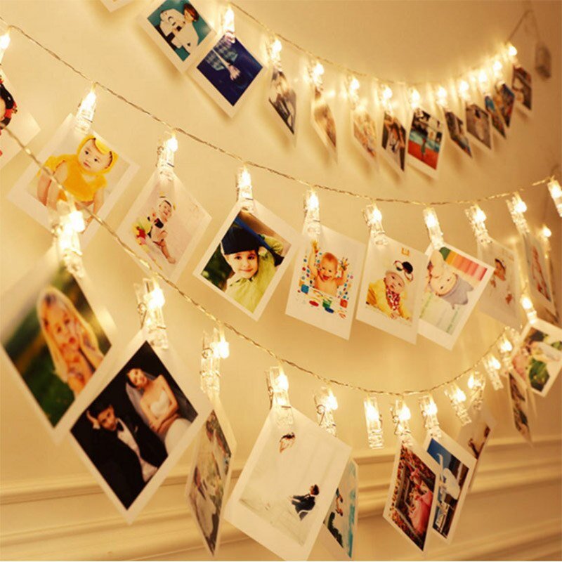 BowLift | Photo Clips LED Fairy String Lights for Pictures