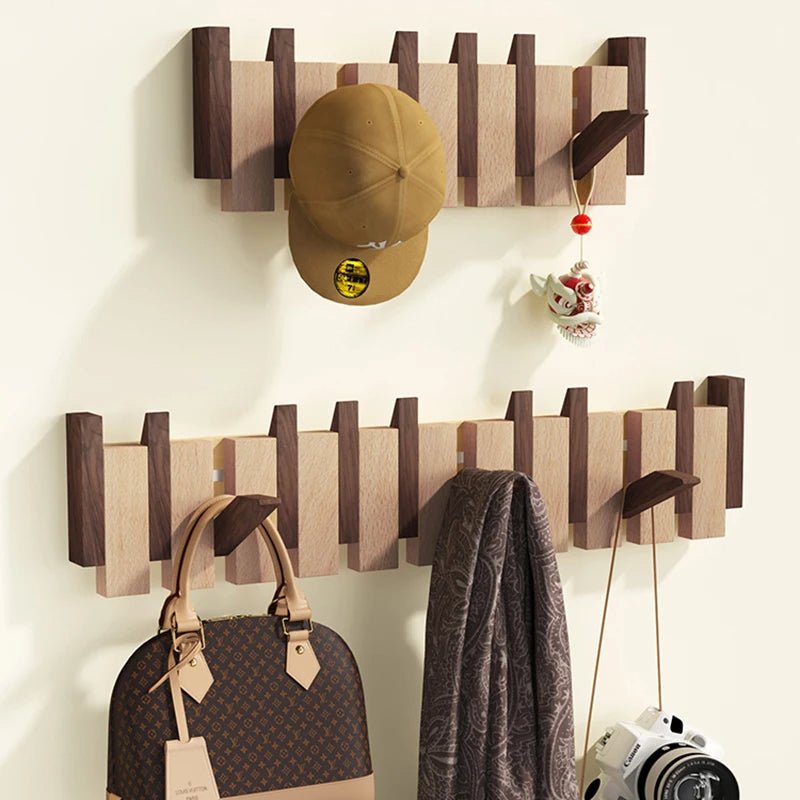 BowLift | WOODSONATA – Handmade Wooden Wall Coat Rack in Piano Style