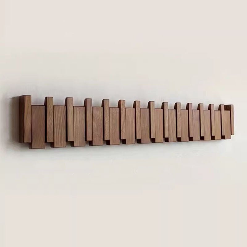 BowLift | WOODSONATA – Handmade Wooden Wall Coat Rack in Piano Style