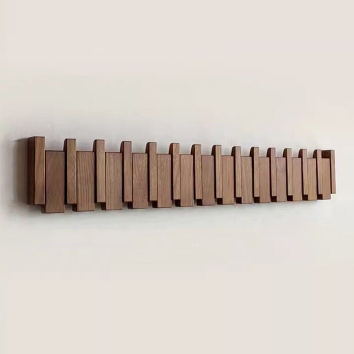 BowLift | WOODSONATA – Handmade Wooden Wall Coat Rack in Piano Style