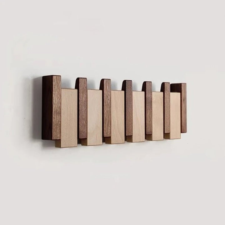BowLift | WOODSONATA – Handmade Wooden Wall Coat Rack in Piano Style