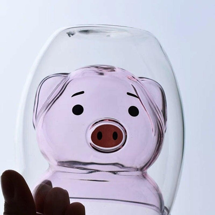BowLift | Piggy Glass - Heat-resistant Glass