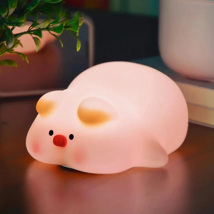 BowLift | Plush Night Light for Children | Soft LED Light with Timer and Animal Design