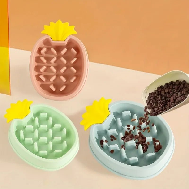 PineappleBerry • Dog Feeding Bowl Slow - Dog Feeding Bowl Slow - BowLift