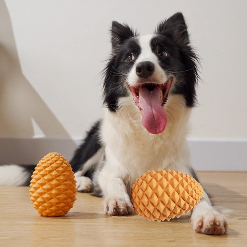 PineCone • Interactive Rubber Dog Toy - Interactive Rubber Dog Toy - BowLift