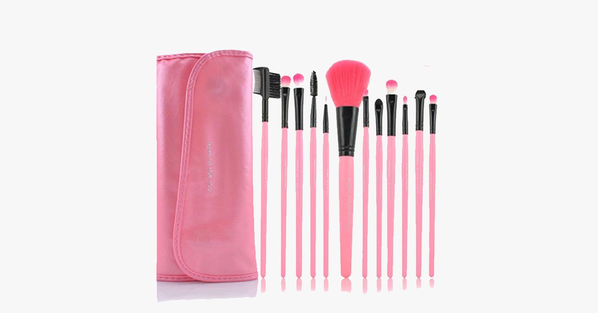 BowLift | 12-piece Pink Glory Brush Set