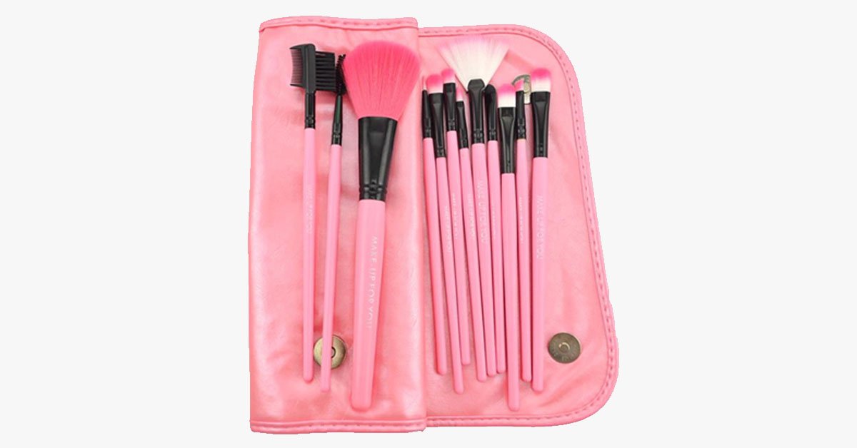BowLift | 12-piece Pink Glory Brush Set