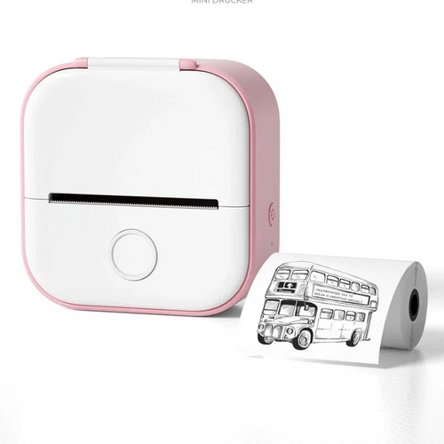 BowLift | Mini Wireless Pocket Printer – Portable Bluetooth Thermal Printer for Photos, Labels & Notes