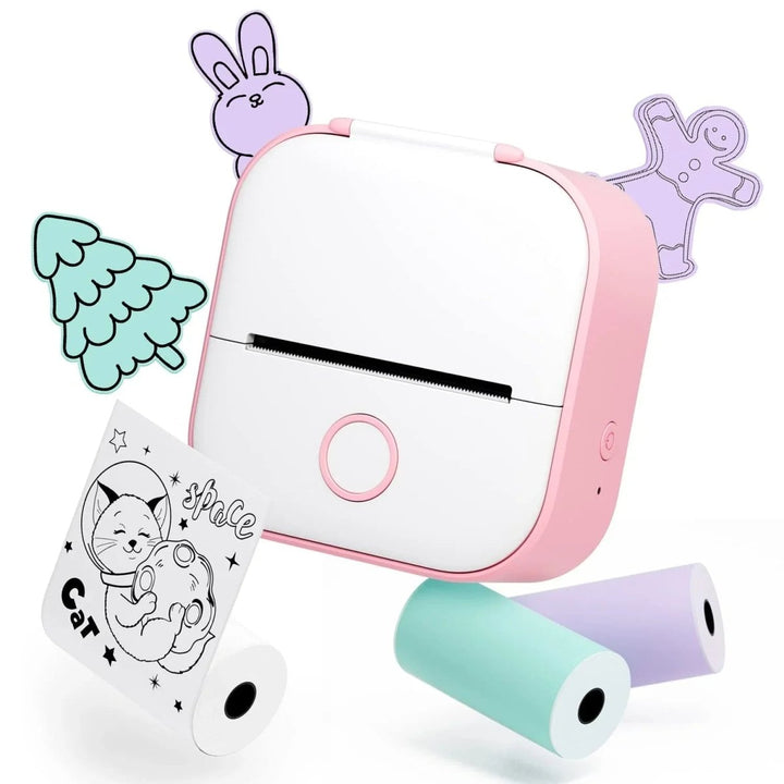BowLift | PrintAura Mini Pocket Printer | Portable inkless thermal printer for photos, notes, and documents