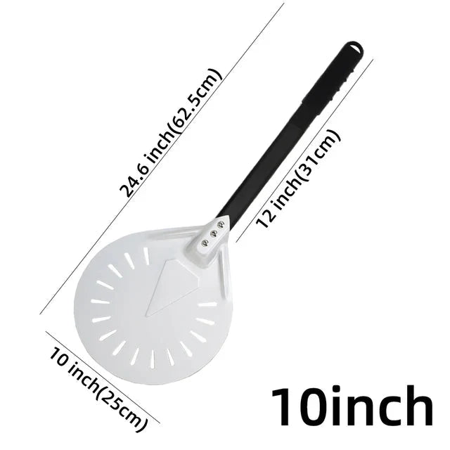 Pizza Shovel Turning Paddle Round Pizza Tool Wooden Handle Nonstick | Bowlift