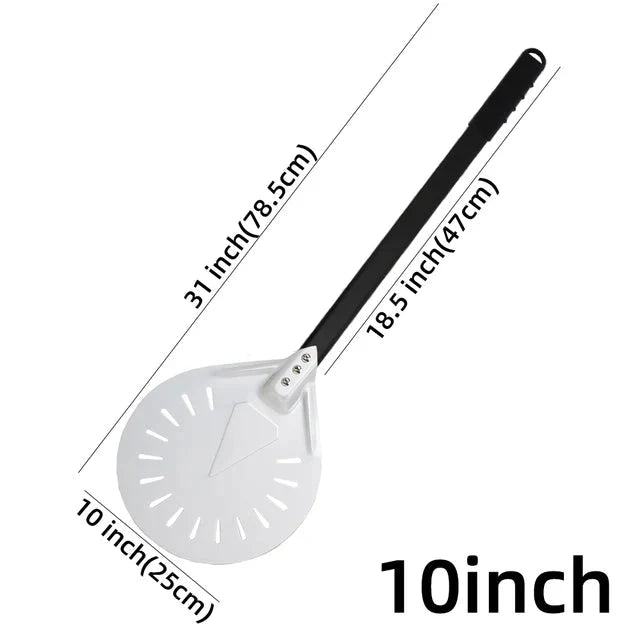 Pizza Shovel Turning Paddle Round Pizza Tool Wooden Handle Nonstick | Bowlift