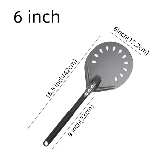 Pizza Shovel Turning Paddle Round Pizza Tool Wooden Handle Nonstick | Bowlift