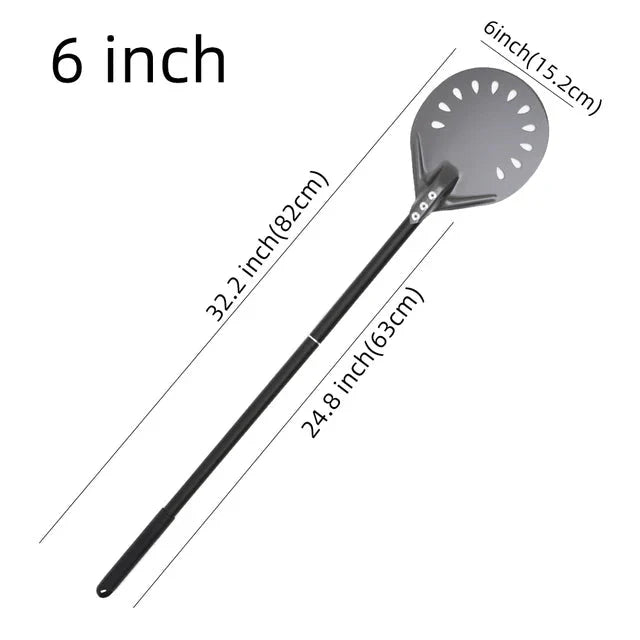 Pizza Shovel Turning Paddle Round Pizza Tool Wooden Handle Nonstick | Bowlift