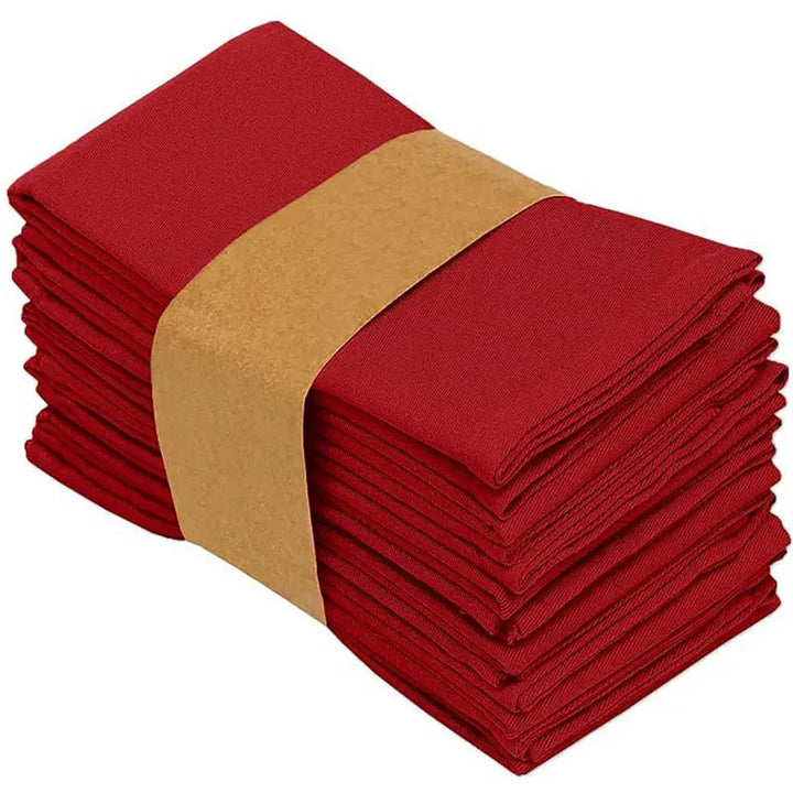 Plain Color Polyester Table Napkins Thickened Reusable Placemats | Bowlift