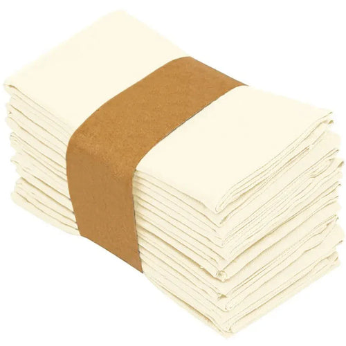 Plain Color Polyester Table Napkins Thickened Reusable Placemats | Bowlift