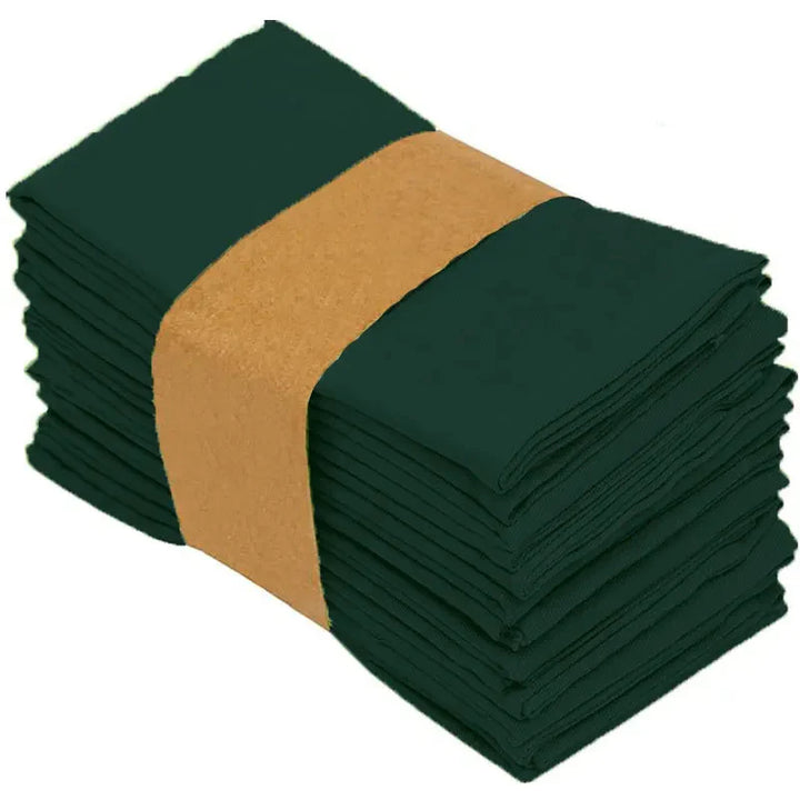 Plain Color Polyester Table Napkins Thickened Reusable Placemats | Bowlift