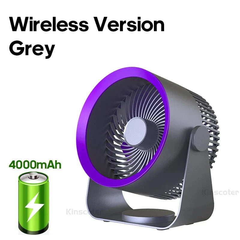KINSCOTER Multifunctional Electric Fan Circulator Wireless Portable Home Quiet Ventilator Desktop Wall Ceiling Fan Air Cooler | Bowlift
