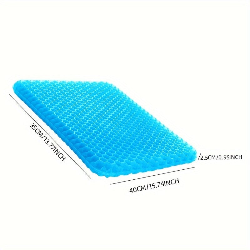 Car Seat Cushion Summer Gel Honeycomb Chair Cushion Cool Cushion Single Ventilated Seat Cushion Breathable Truck Cool Silicone Butt Cushion | Bowlift