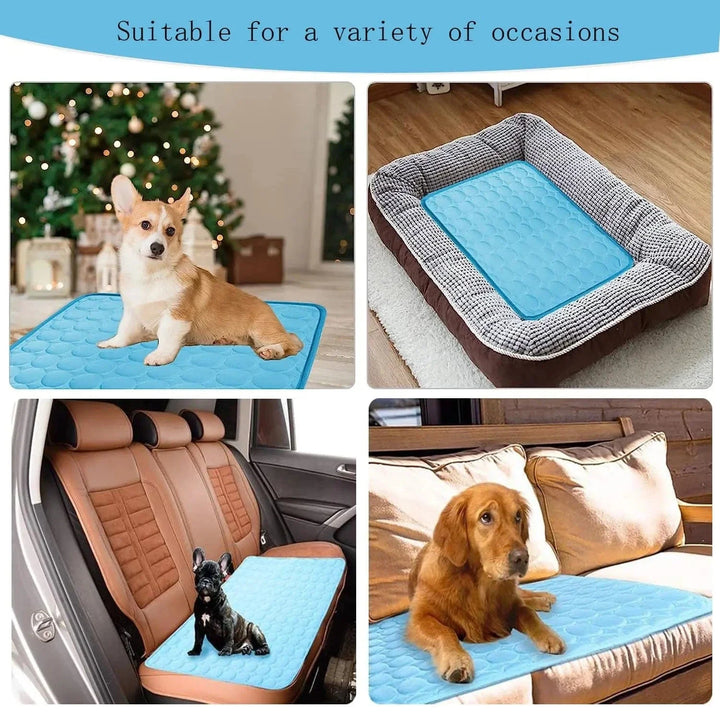 Dog Cooling Mat Summer Pad for Dogs Cat Blanket Breathable Dog Bed Kennel Puppy Sleeping Sofa Cushion Dog Accessories | Bowlift